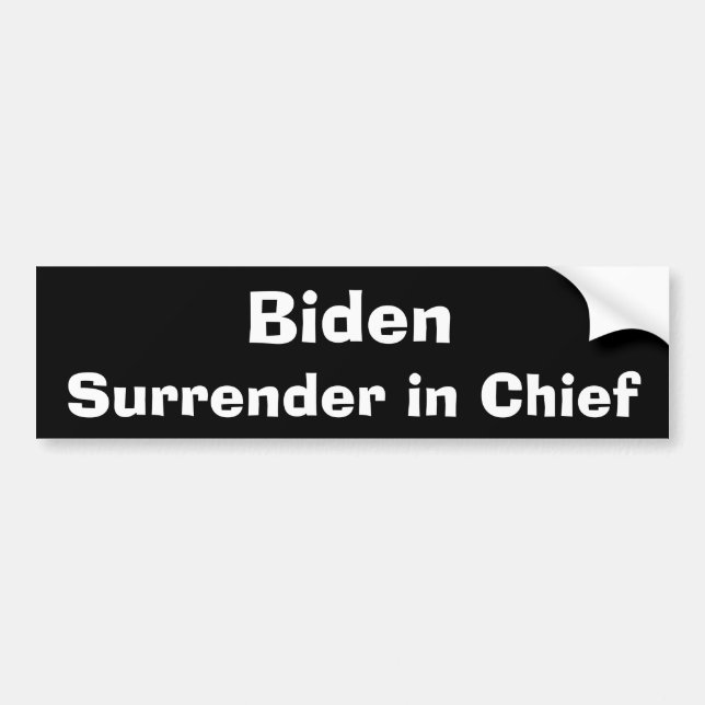Biden-Übergabe des HauptAutoaufklebers Autoaufkleber (Vorne)