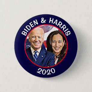 Biden und Harris 2020 US-Kundgebung zur Wahl Button