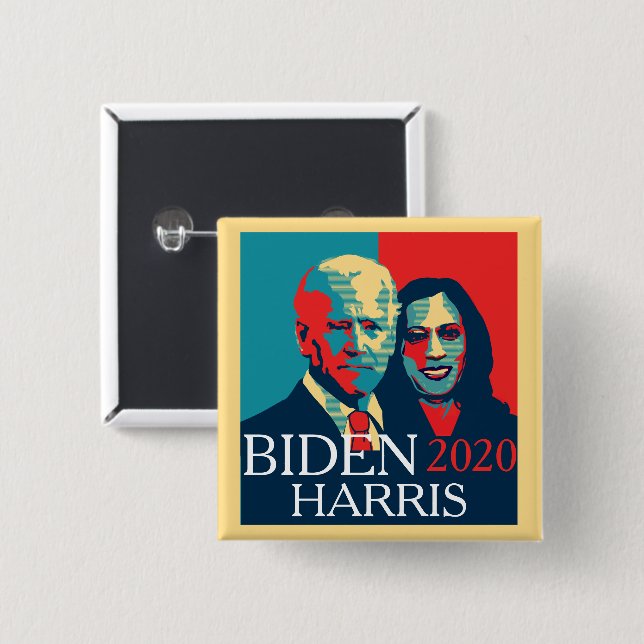 Biden und Harris Button (Vorne & Hinten)