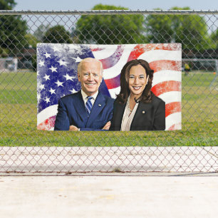 Biden und Harris Outdoor Banner