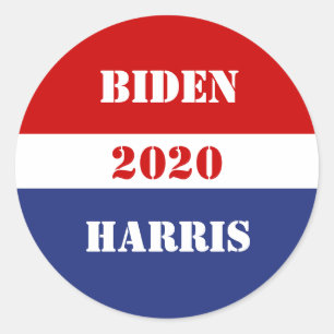 Biden und Harris - Wahlaufkleber 2020 Runder Aufkleber
