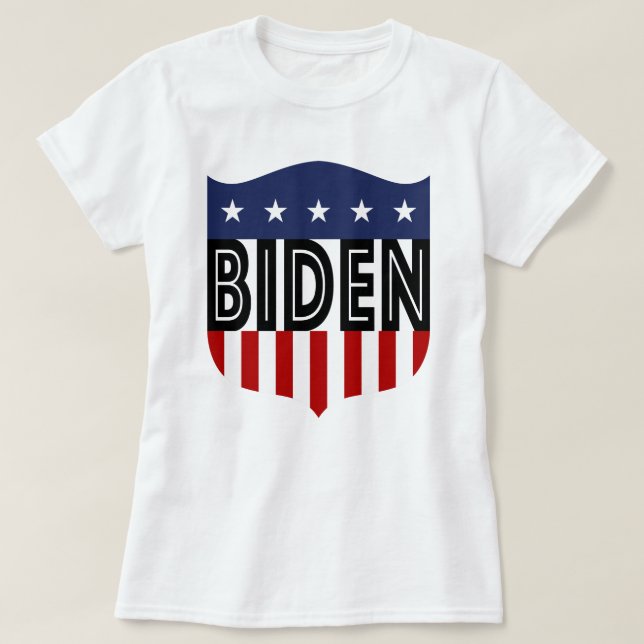 BIDEN US Flagge T-Shirt (Design vorne)