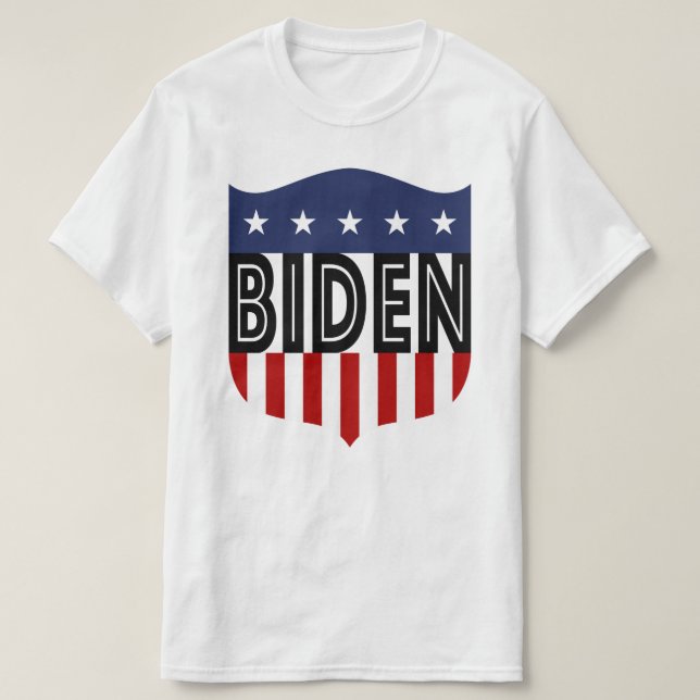 BIDEN US Flagge T-Shirt (Design vorne)