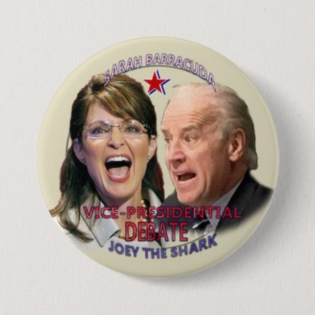 Biden V. Palin 3 Zoll Knopf Button (Vorderseite)
