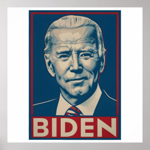 Biden Wahl 2024 Retro-Politik Poster