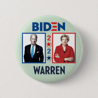 Biden Warren 2020 Button