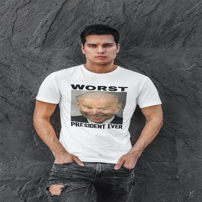 Biden Worst President je | Anti Joe Biden | L T-Shirt (Von Creator hochgeladen)