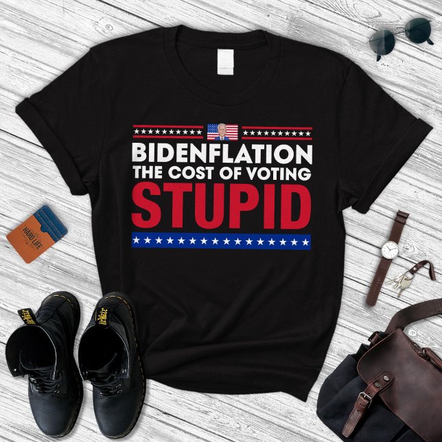 Bidenflation - Kosten der Stimmenthaltung T-Shirt (Von Creator hochgeladen)
