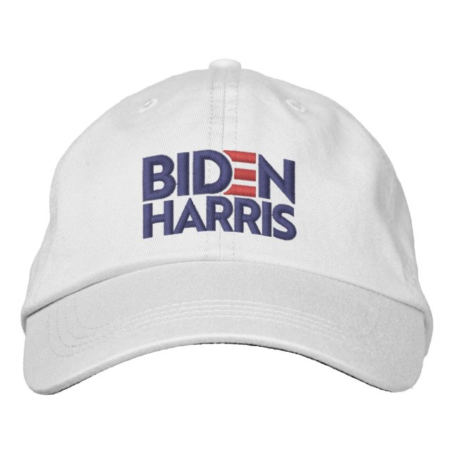 BIDENHARRIEN BESTICKTE BASEBALLKAPPE (Vorderseite)