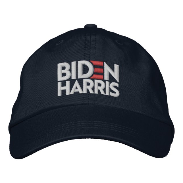 BIDENHARRIEN BESTICKTE BASEBALLKAPPE (Vorderseite)