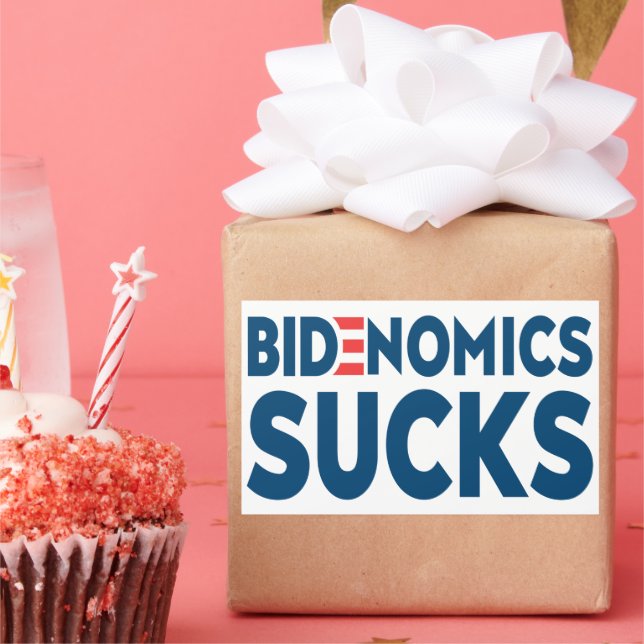 Bidenominierte Sind zum Kotzen Rechteckiger Aufkleber (Party)