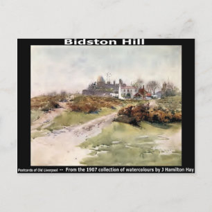 Bidston Hill, in der Nähe von Birkenhead, Wirral. Postkarte