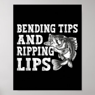 Biegetipps und aufreißende Lippen Süßer Angelvater Poster
