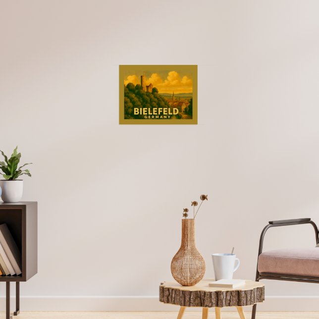 Bielefeld Deutschland Stadt Kunst Poster (Wohnzimmer 3)