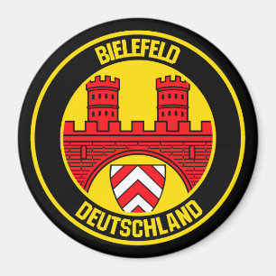Bielefeld RundEmblem Magnet