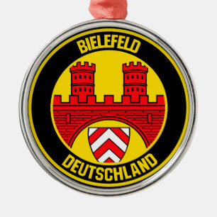 Bielefeld RundEmblem Ornament Aus Metall