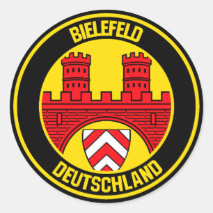 Bielefeld RundEmblem Runder Aufkleber