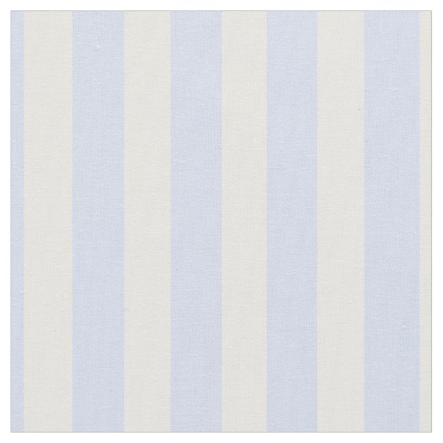 Biender Baby Blue Pale Sky Blue and White Strip Stoff (Nahaufnahme)