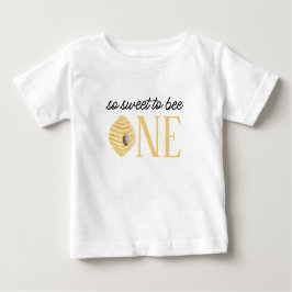 Biene 1. Geburtstag Süße zu Biene Eins Baby T-shirt
