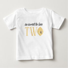 Biene 2. Geburtstag Süße zu Biene 2 Baby T-shirt