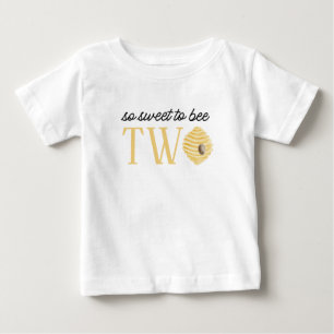 Biene 2. Geburtstag Sweet to Bee Two Baby T-shirt