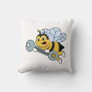 Biene als Mechanik mit Wrench Kissen