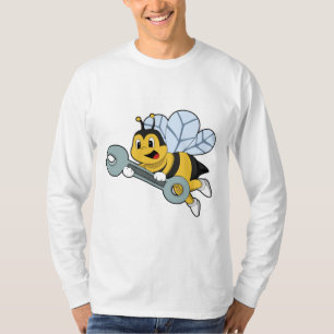 Biene als Mechanik mit Wrench T-Shirt