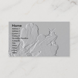 Biene auf Blumen-Blumenblatt-Entwurf Visitenkarte