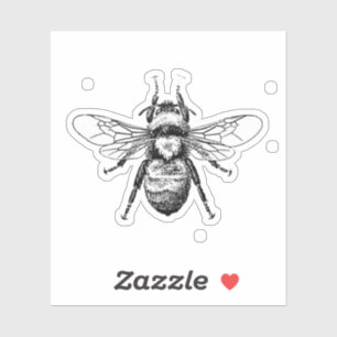 Biene Aufkleber