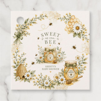 Biene Baby Shower Süß wie eine Biene Geschlechtsne Geschenkanhänger