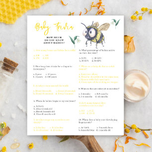 Biene - Baby Trivia   Baby Showspiel