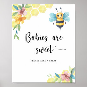 Biene - Babys sind süß Poster
