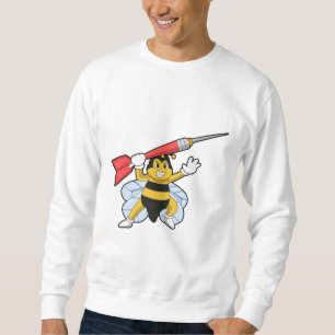 Biene bei Darts mit Dart.PNG Sweatshirt