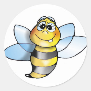 Biene Bienen aufkleber - sticker bee bees