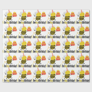 Biene Bop ein Geburtstag Geschenkpapier