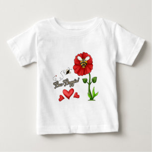 Biene Boppin Bee on Blume Baby T-shirt
