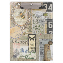 Biene Botanik Vintage-Ephemere Decoupage
