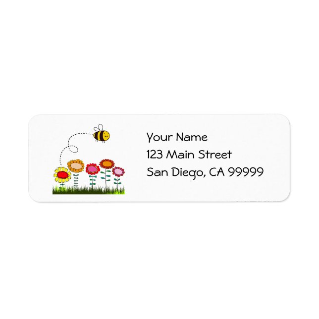 Biene buzzing a Flower Garden (Vorne)