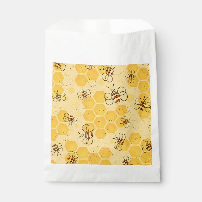 Biene Buzzing Honey Bees Niedlich Geschenktütchen (Vorderseite)