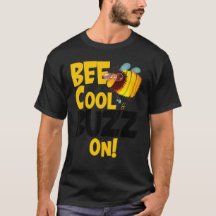 Biene Cool & Buzz auf Niedlicher Buzzing Bee mit H T-Shirt
