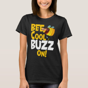 Biene Cool & Buzz auf Niedlicher Buzzing Bee mit H T-Shirt