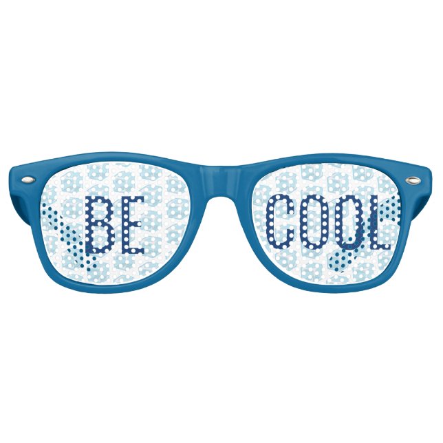 Biene Cool | Eiskuben Partybrille (Vorderseite)