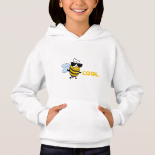 Biene Cool   Funny Trendy Bee Customizable Kid's Hoodie