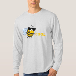 Biene Cool   Funny Trendy Bee Customizable Men's T-Shirt