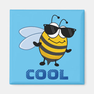Biene Cool Lustige Trendige Personalisierte Bien Magnet