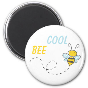 Biene Cool personalisiert Magnet