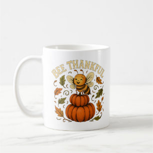 Biene Dankbarkeit Autumn Pumpkin Art Kaffeetasse