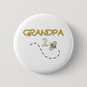 Biene des Großvater-2 Button
