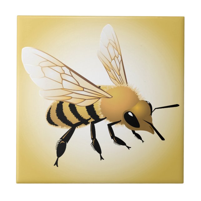 Biene Fliese (Vorderseite)