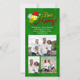 Biene fröhlich, niedlicher Hummel-Feiertag Feiertagskarte